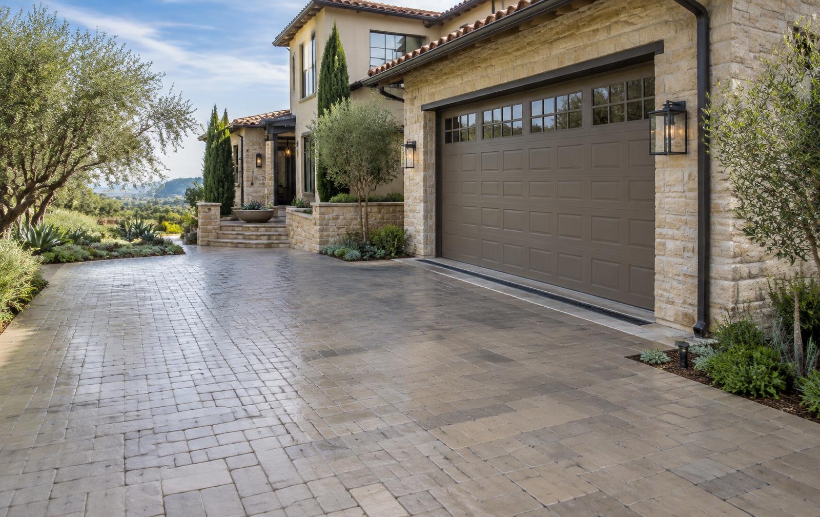 Paver drainage planning and installation