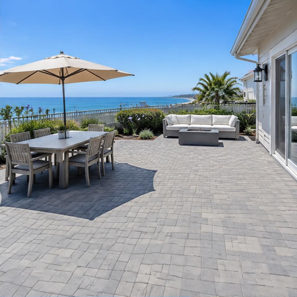 Concrete paver patio design inspiration for Oxnard, California homes