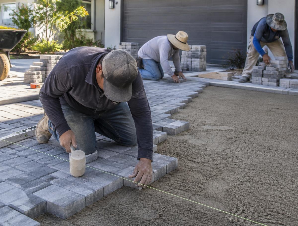 Install — paver installation step by Paver Exchange