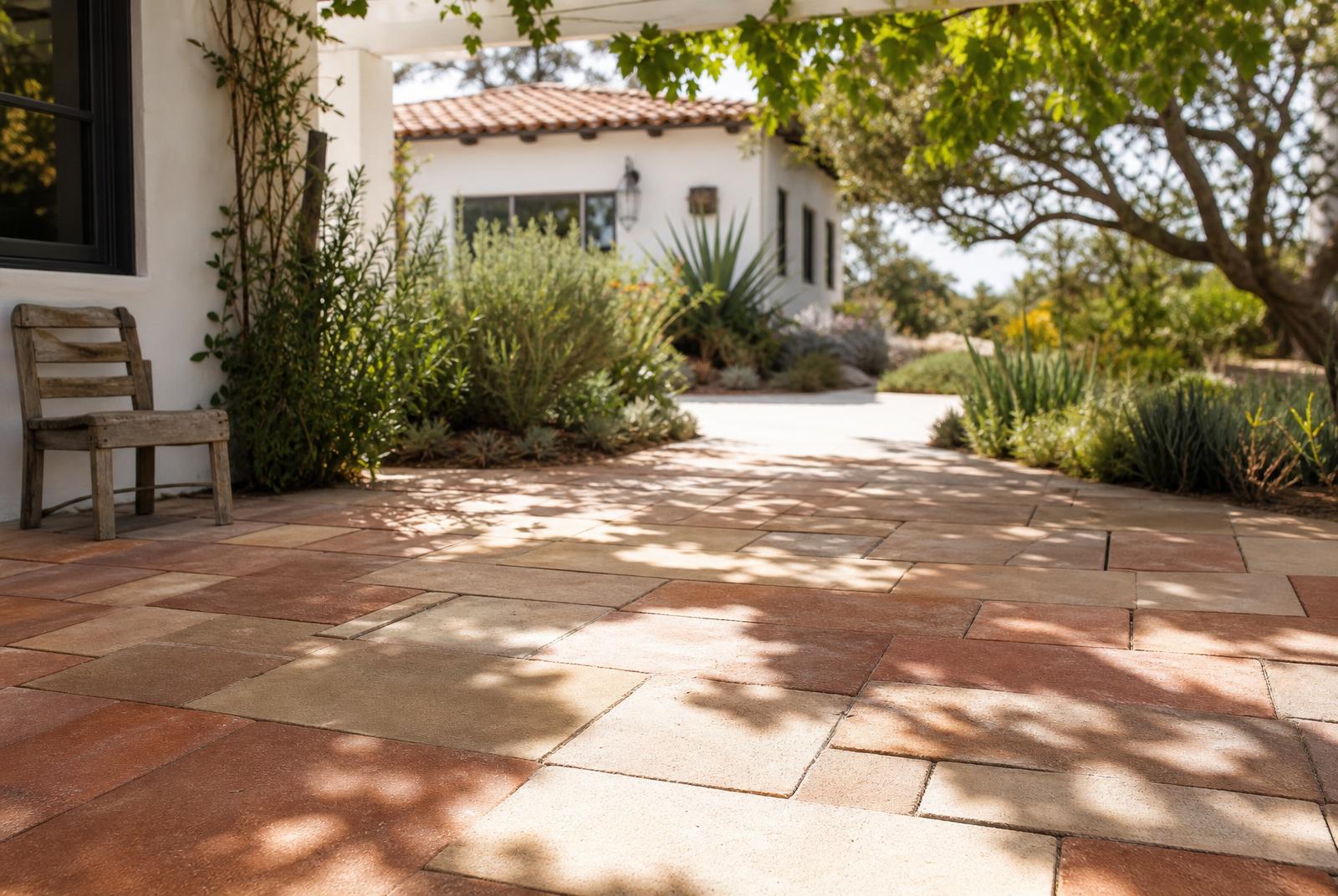 Custom paver patio design